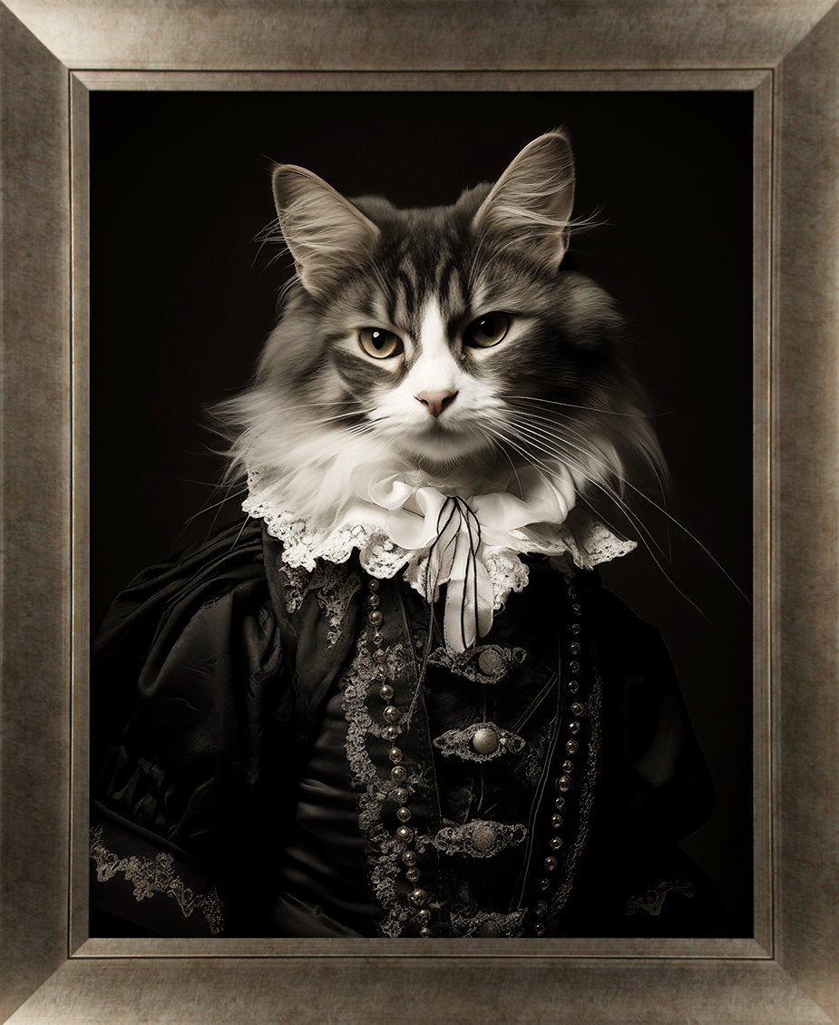 Figaro The Dapper Cat - TheArtistsQuarter