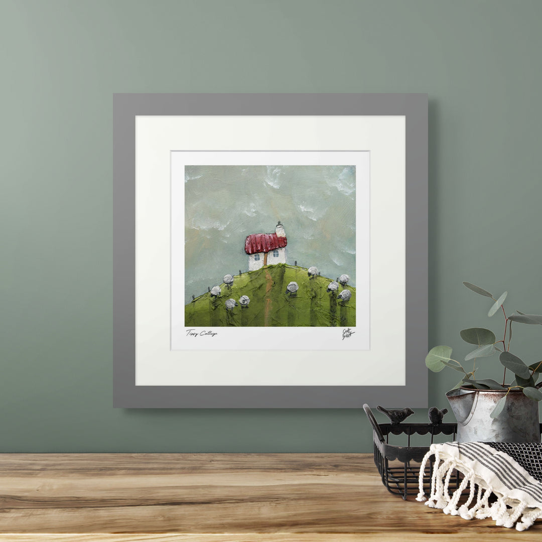 Tipsy Cottage By Geoff Beckett - TheArtistsQuarter