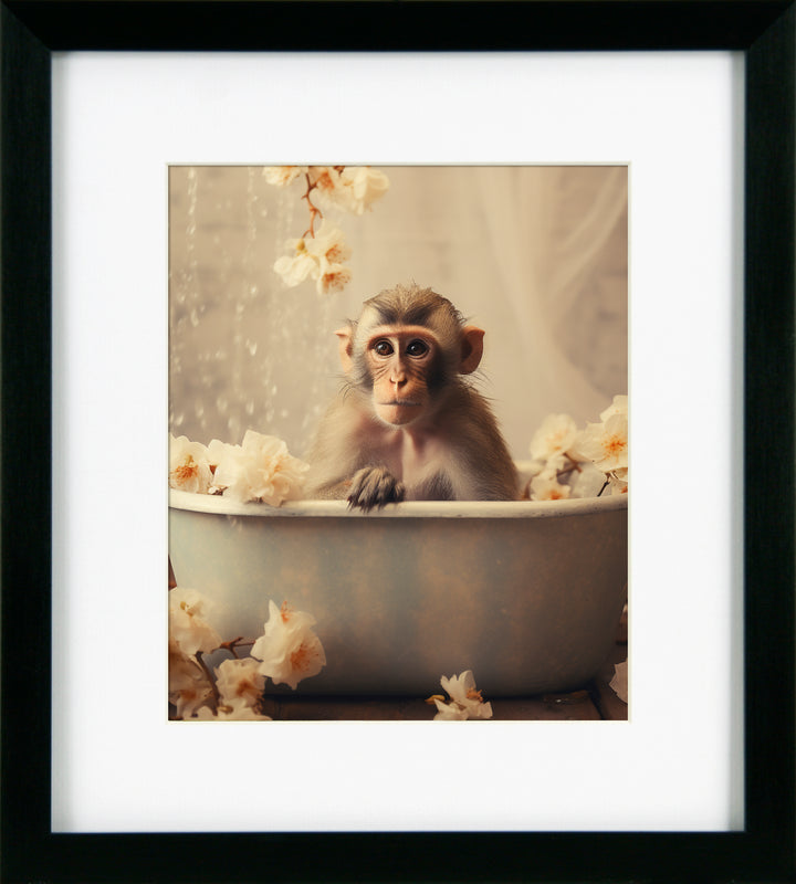 Bathroom Joy 10 Monkey By Lazar *NEW* - TheArtistsQuarter