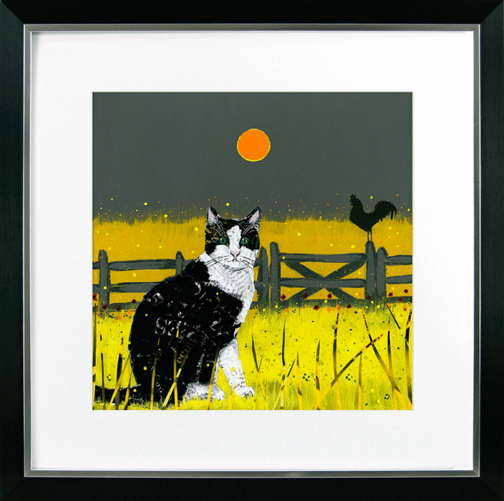 Nocturnal I – Farm Cat By Adam James Severn *NEW* - TheArtistsQuarter