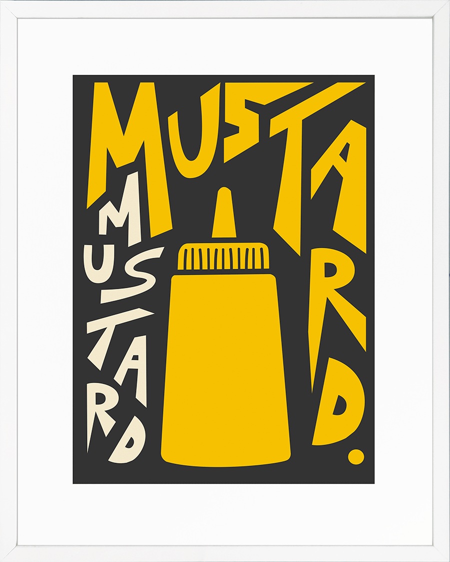 Mustard Framed Print By Ayse - TheArtistsQuarter