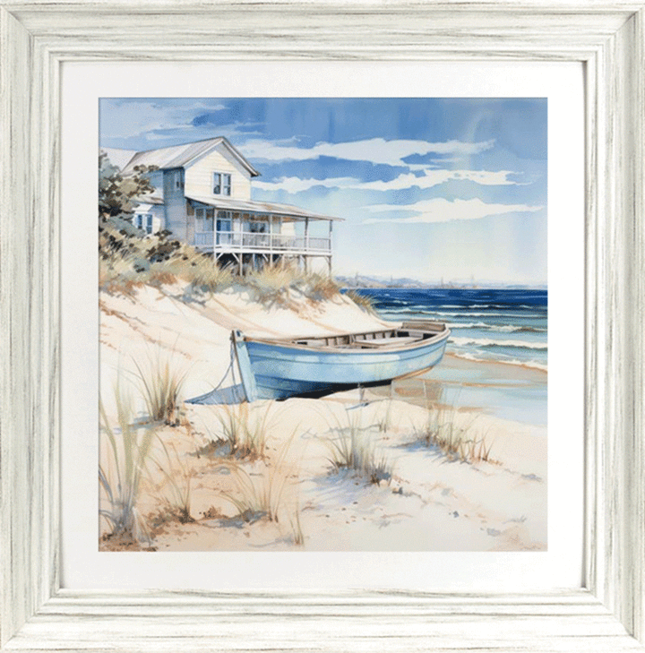 Cottage by the Beach I By Lazar *NEW* - TheArtistsQuarter