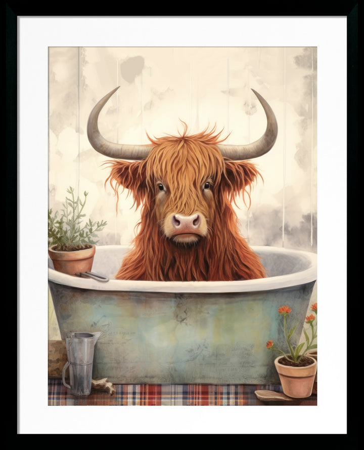 Bathroom Joy IV Large By Lazar - TheArtistsQuarter