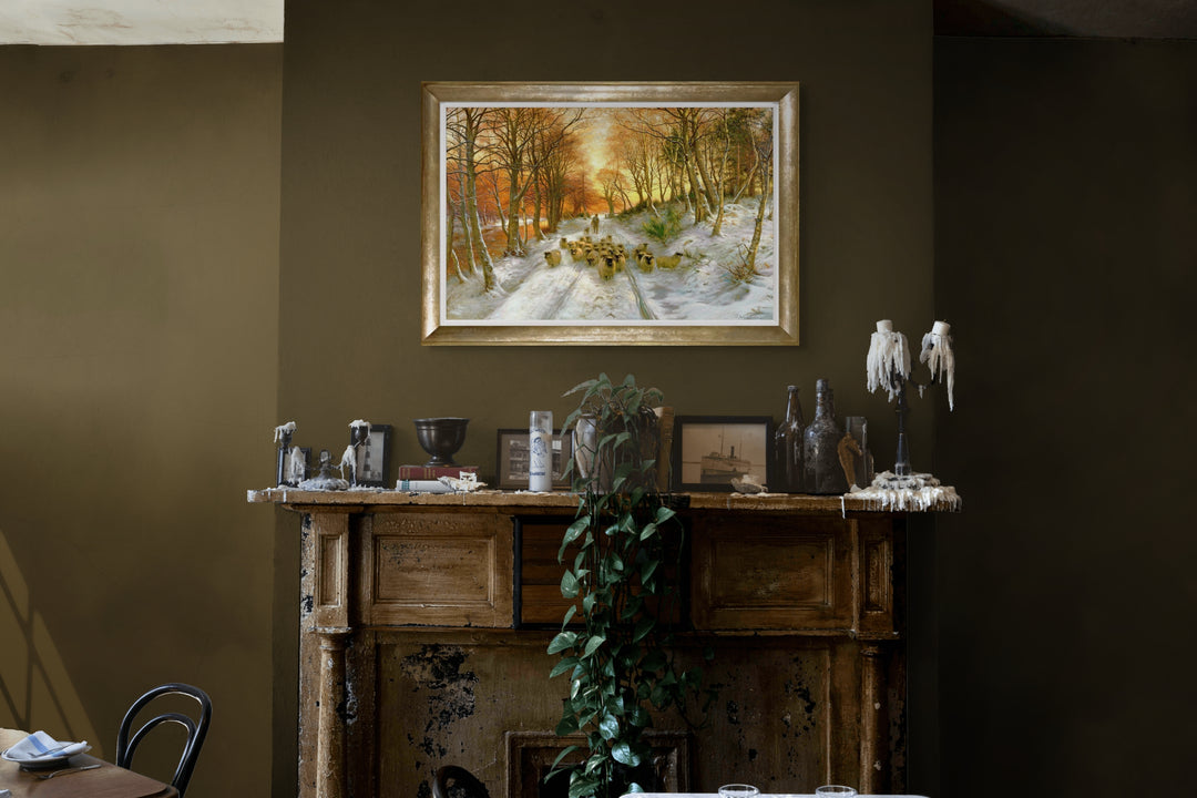 Through The Calm And Frosty Air By Joseph Farquharson - TheArtistsQuarter