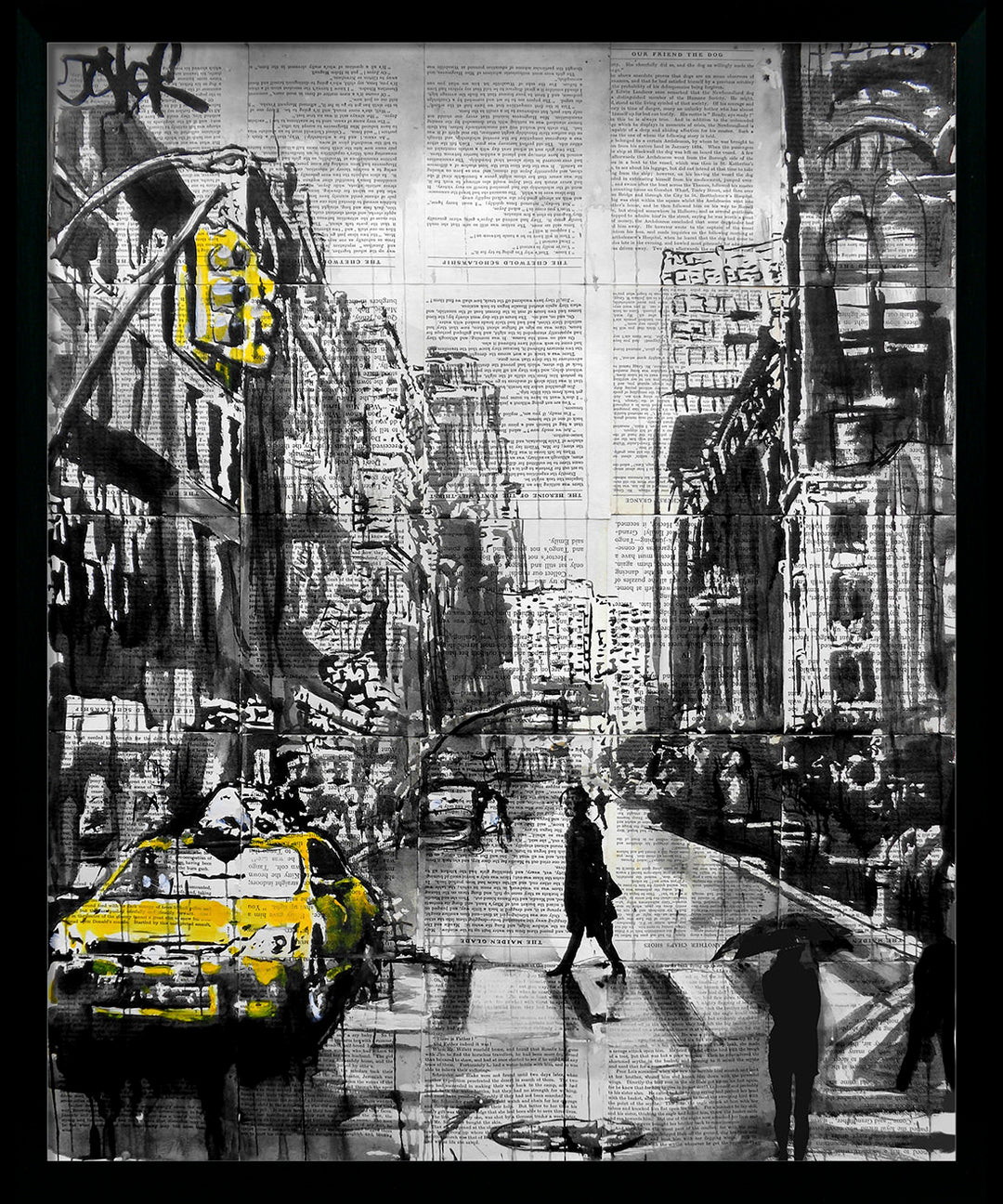 New York Rain I by Loui Jover