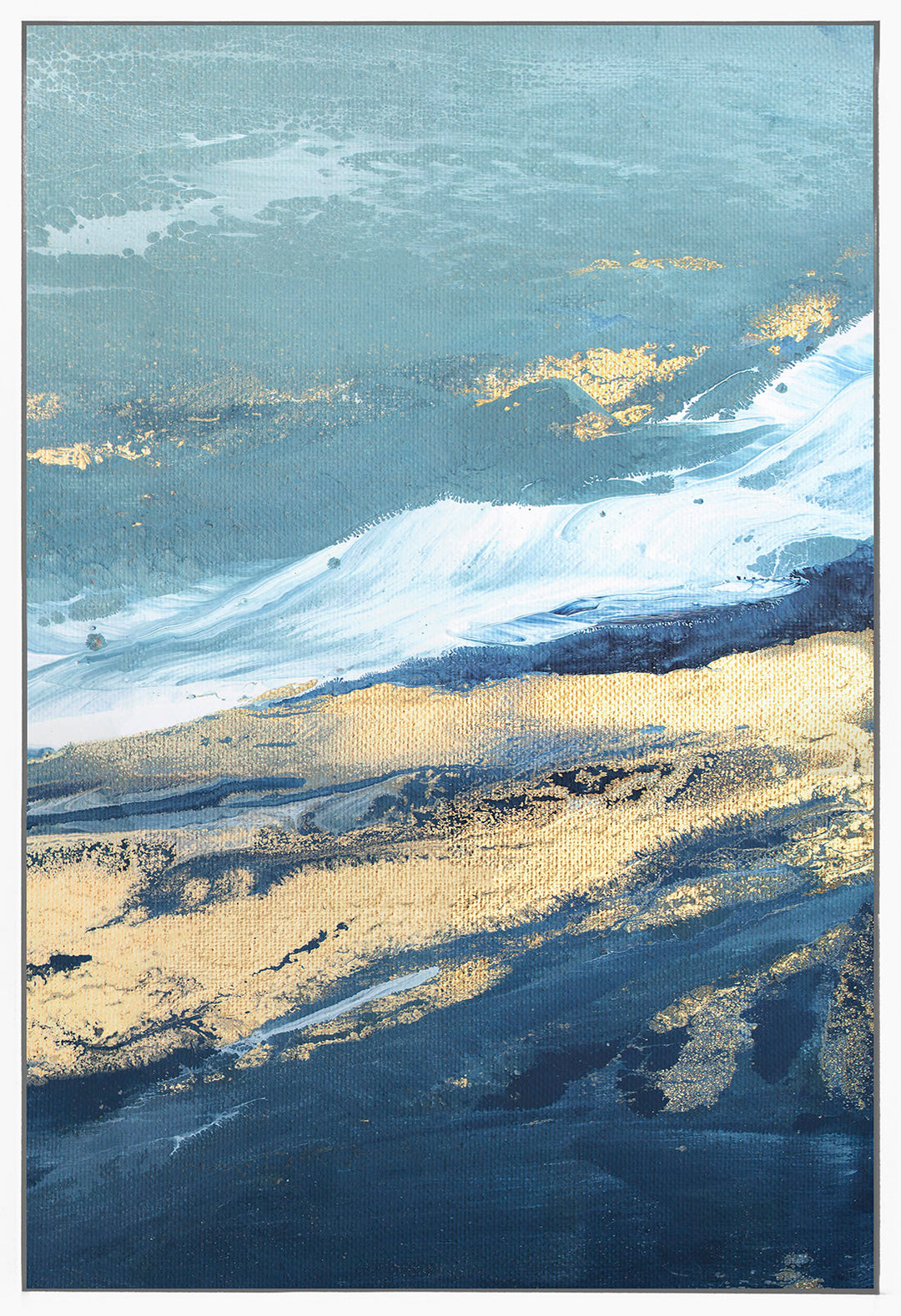 Peaceful Seaside Triptych III by Julia Contacessi - TheArtistsQuarter