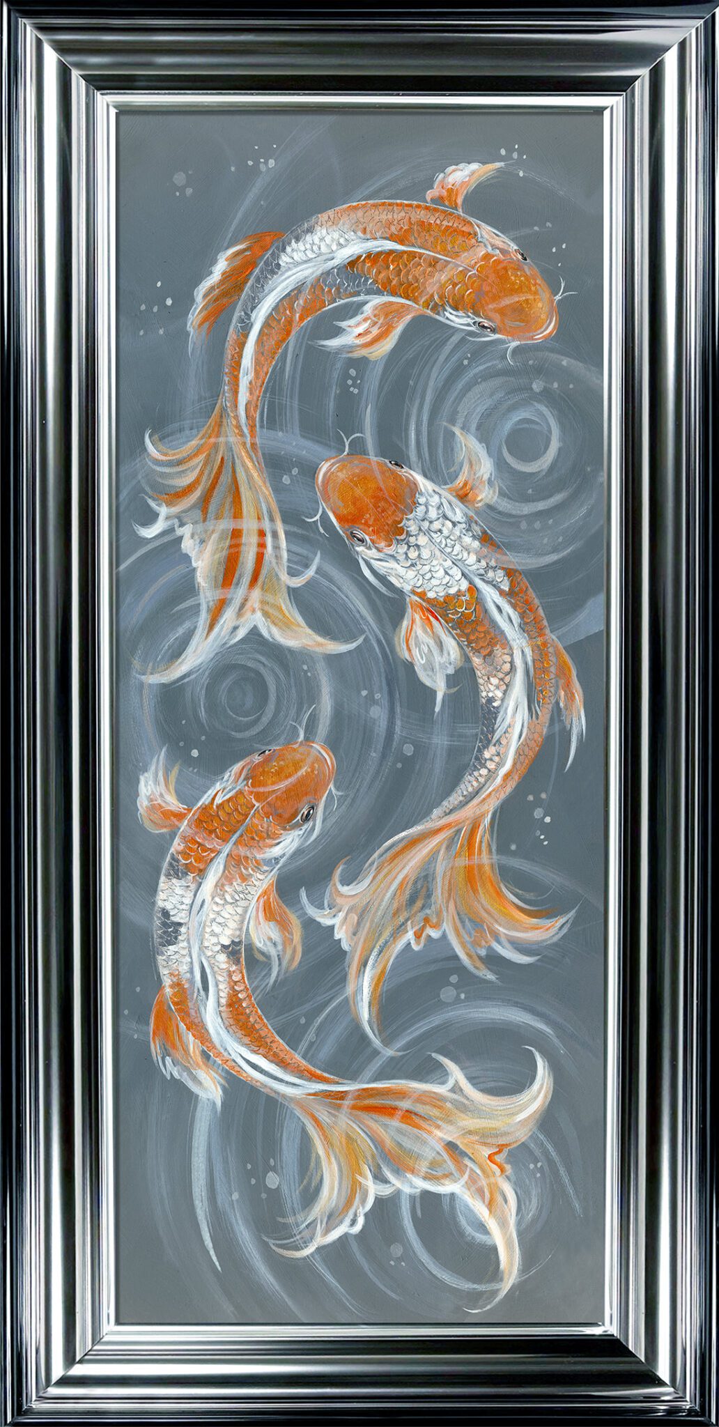 Swimming Koi By Diane Demirci - TheArtistsQuarter