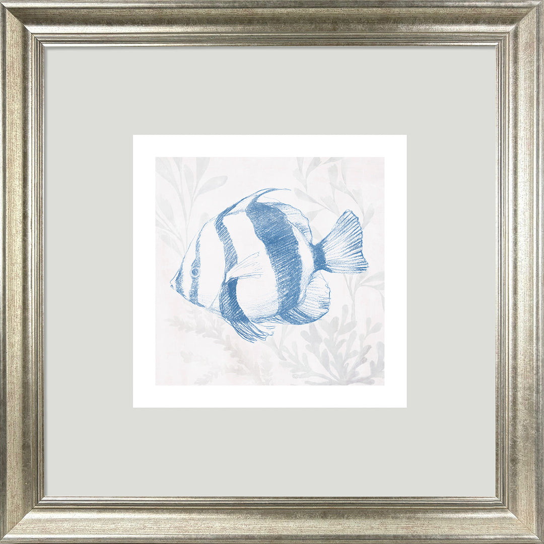 Oceanic Sketch I (Plain Border) by Hannah Dawson - TheArtistsQuarter