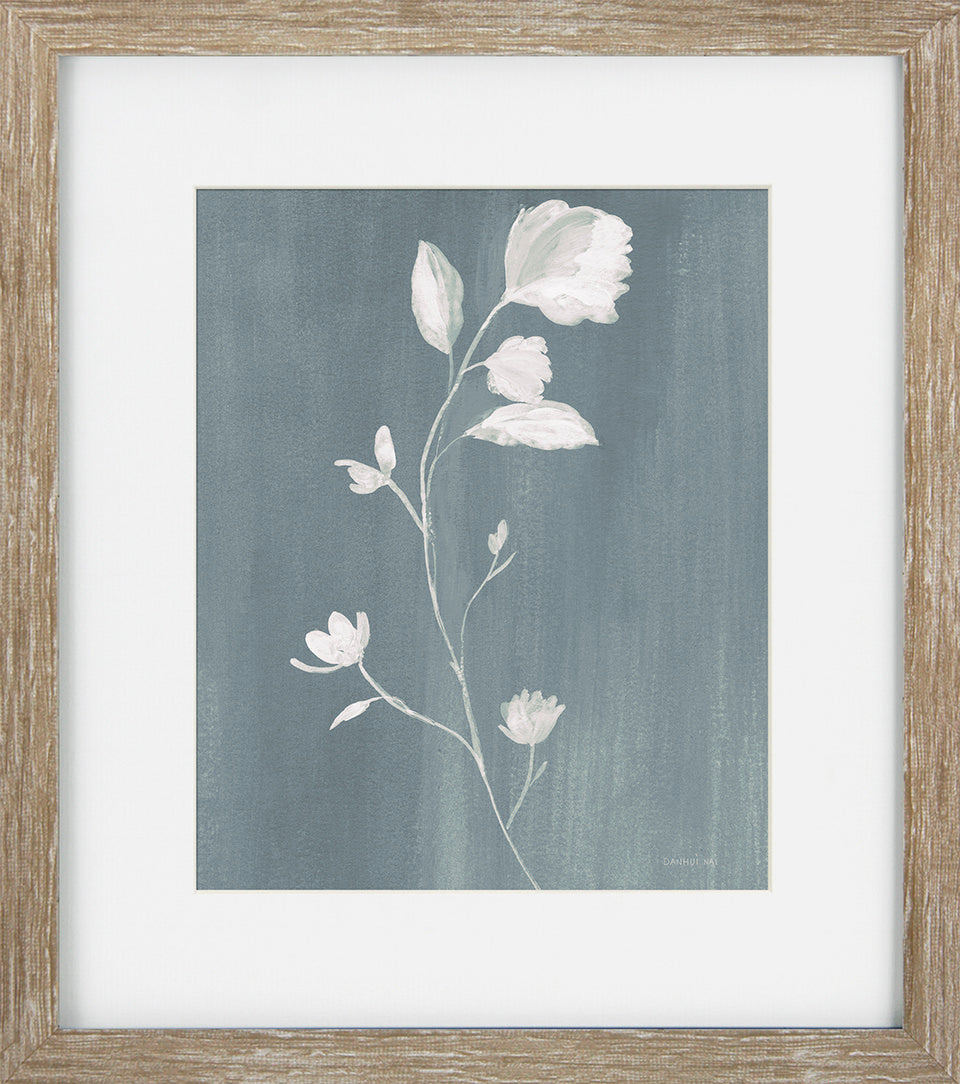 Dusty Blue Botanicals I by Danhui Nai