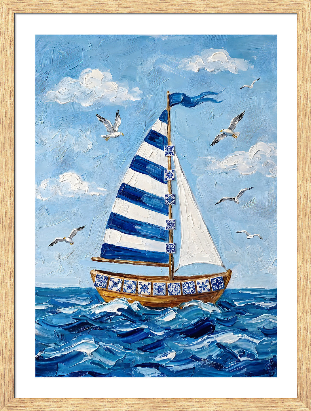 Coastal Stripes – Boat