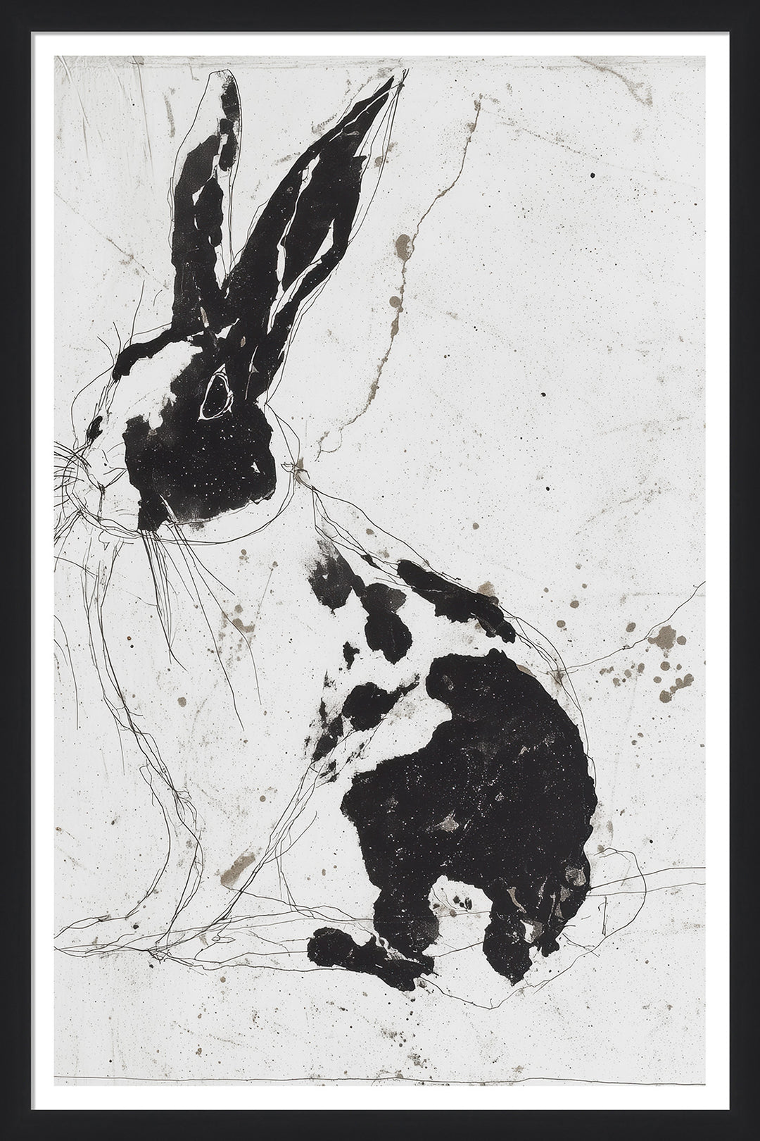 Monochrome Animals V – Rabbit II