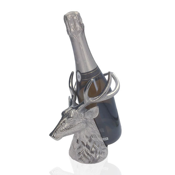 Culinary Concepts London. Stag Head Bottle Holder - TheArtistsQuarter