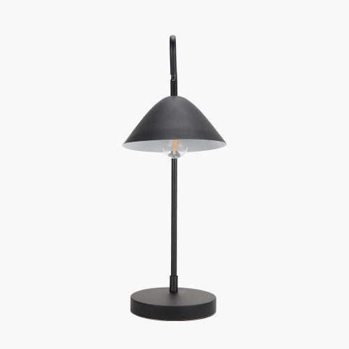 Toulon Black Metal Task Table Lamp - TheArtistsQuarter