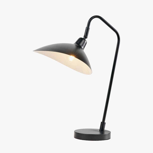 Toulon Black Metal Task Table Lamp - TheArtistsQuarter