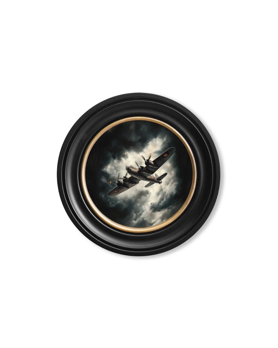 Lancaster Bomber (Circular) By TJP - TheArtistsQuarter