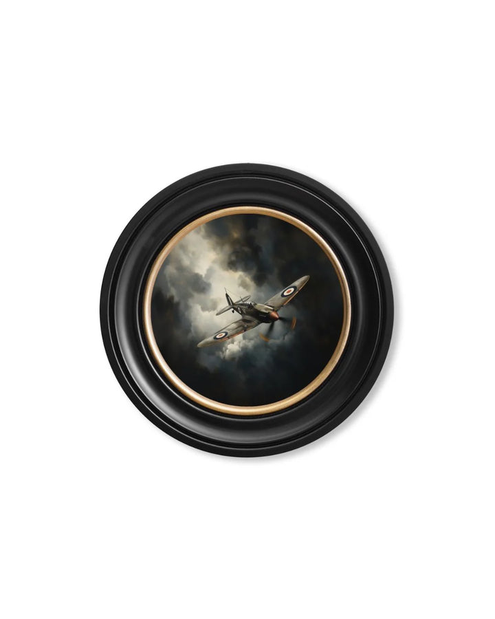 Spitfire (Circular) By TJP - TheArtistsQuarter