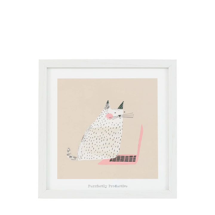 Purrfectly Productive By Laura Bolton - TheArtistsQuarter