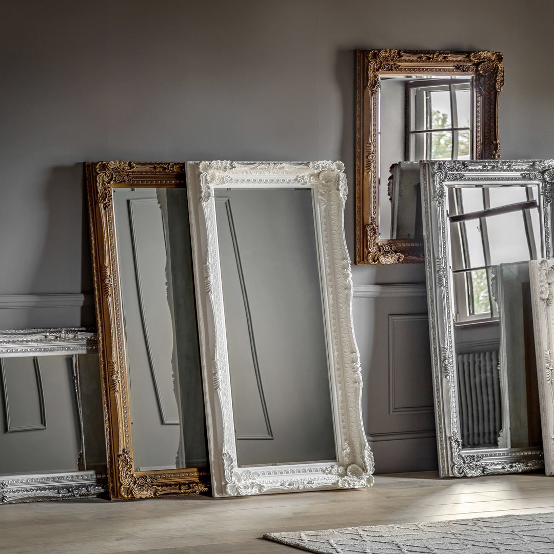 Carved Louis Leaner Mirror - TheArtistsQuarter