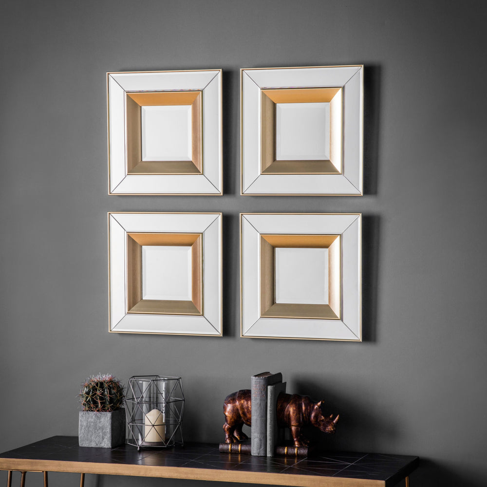 Phantom Square Mirrors (Set of 4) - TheArtistsQuarter