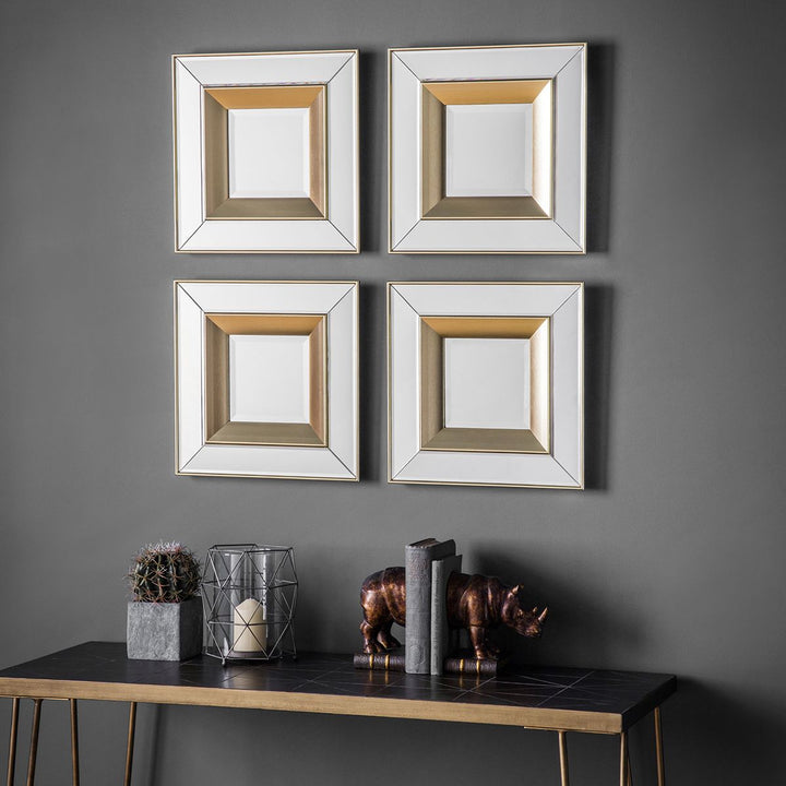 Phantom Square Mirrors (Set of 4) - TheArtistsQuarter