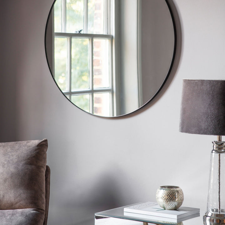 Bowie Round Mirror - TheArtistsQuarter