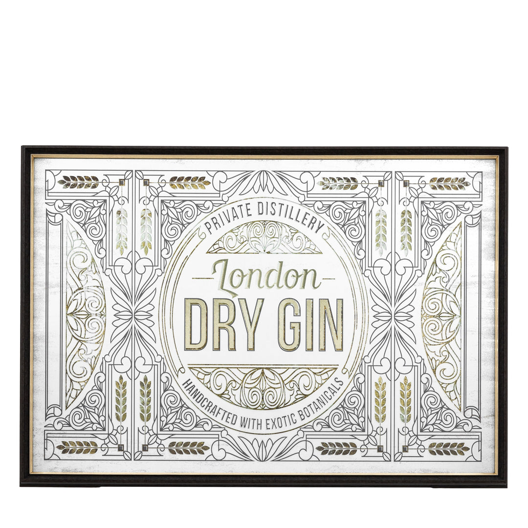 London Dry Gin Mirror - TheArtistsQuarter