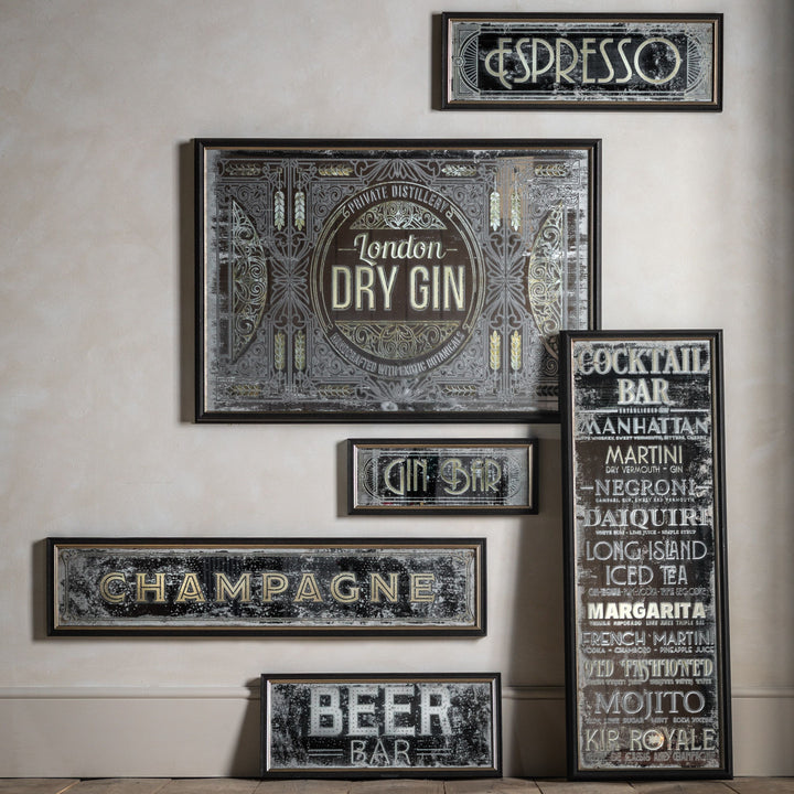 Champagne Mirror - TheArtistsQuarter