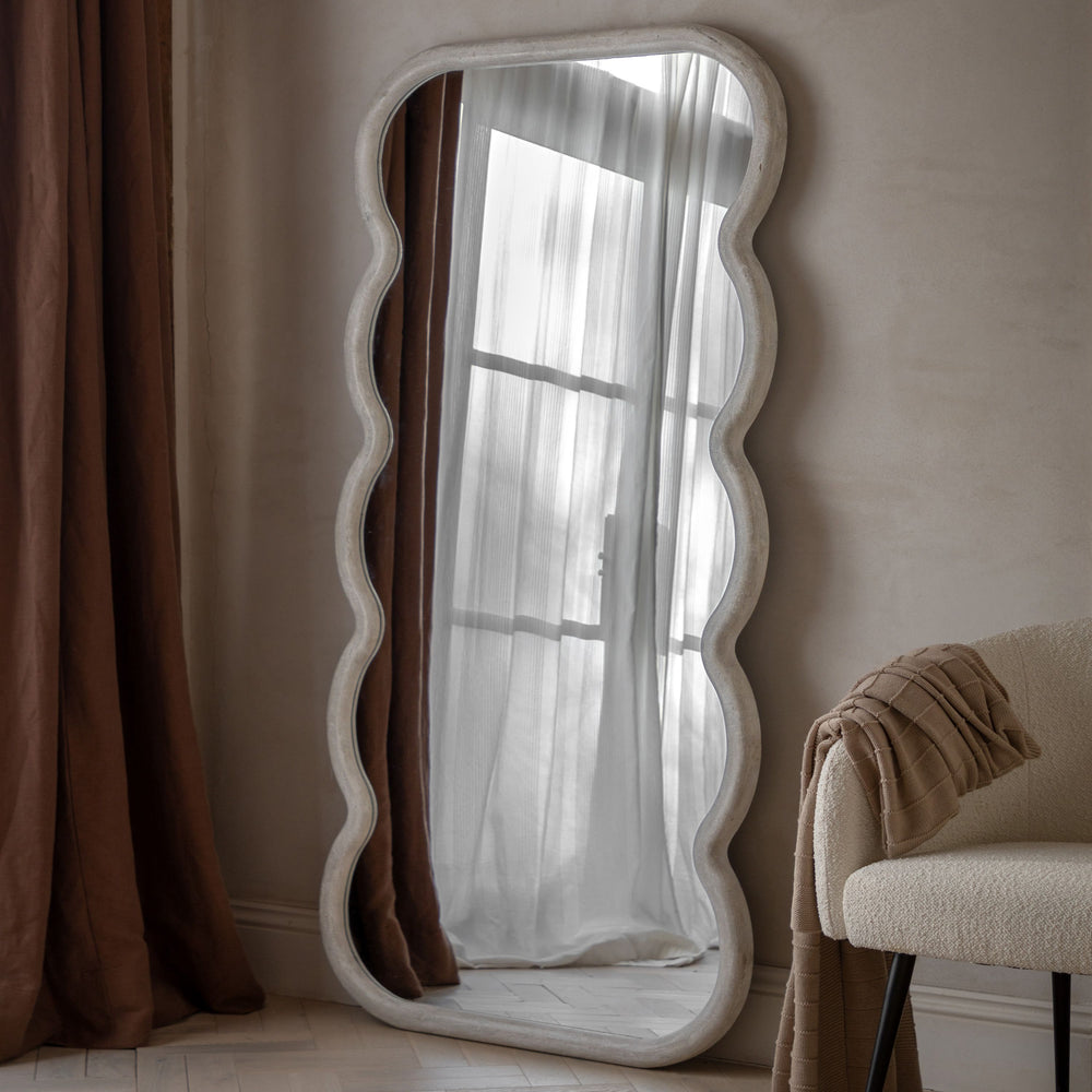 Como Curved Leaner Mirror - TheArtistsQuarter
