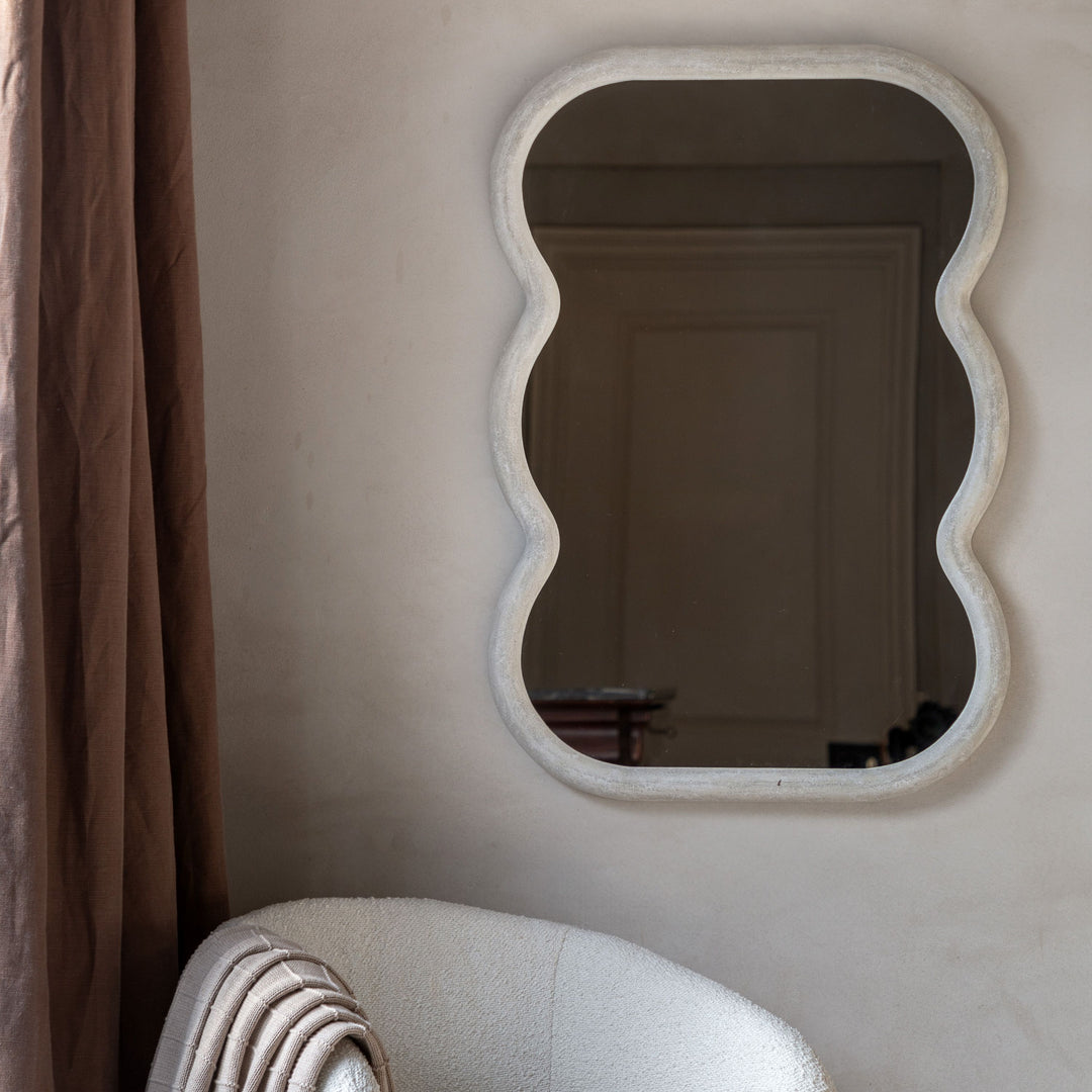 Como Curved Rectangle Mirror - TheArtistsQuarter