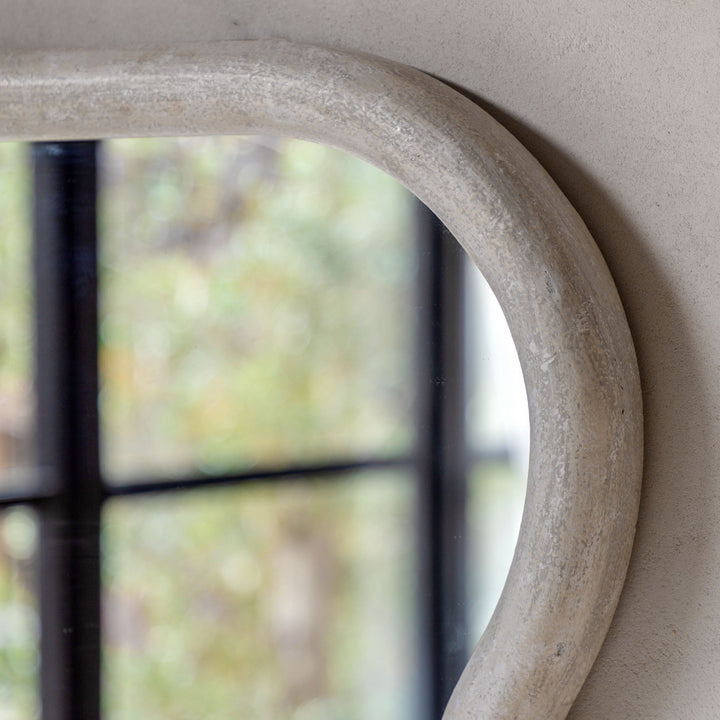 Como Curved Rectangle Mirror - TheArtistsQuarter