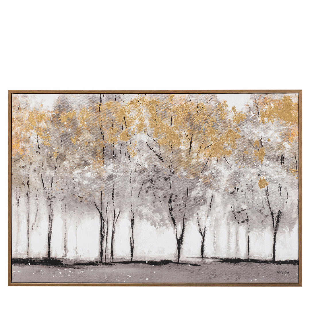 Golden Reverie Framed Canvas By Allison Pearce - TheArtistsQuarter