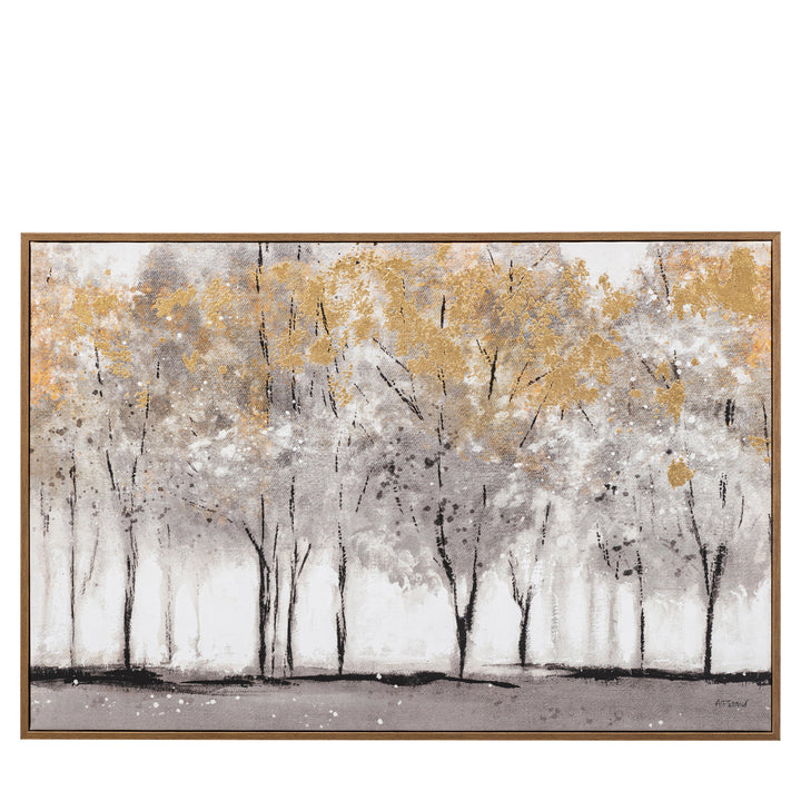 Golden Reverie Framed Canvas By Allison Pearce - TheArtistsQuarter