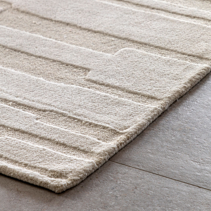 Albany Tufted Tonal Rug Taupe - TheArtistsQuarter