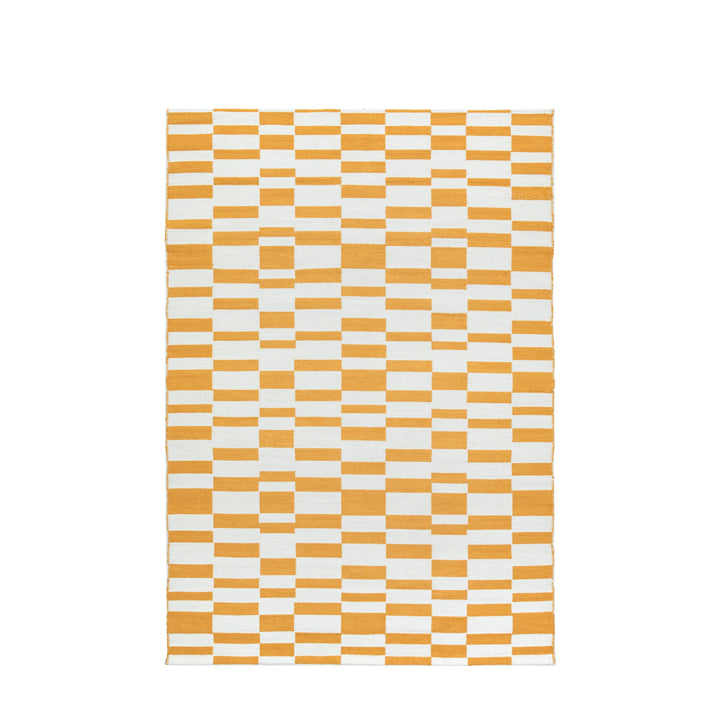 Kingston Jacquard Rug Mustard - TheArtistsQuarter