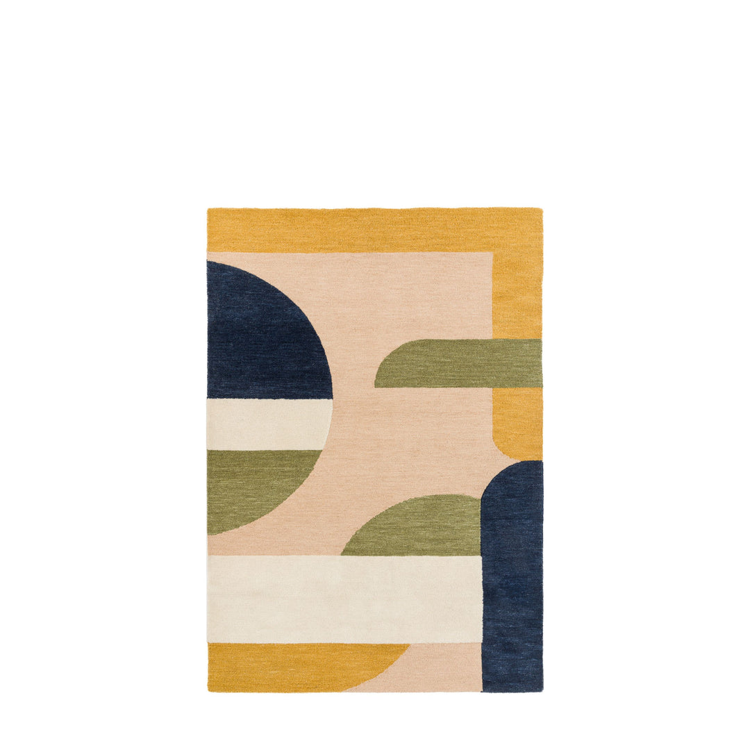 Fulton Geo Wool Rug - TheArtistsQuarter