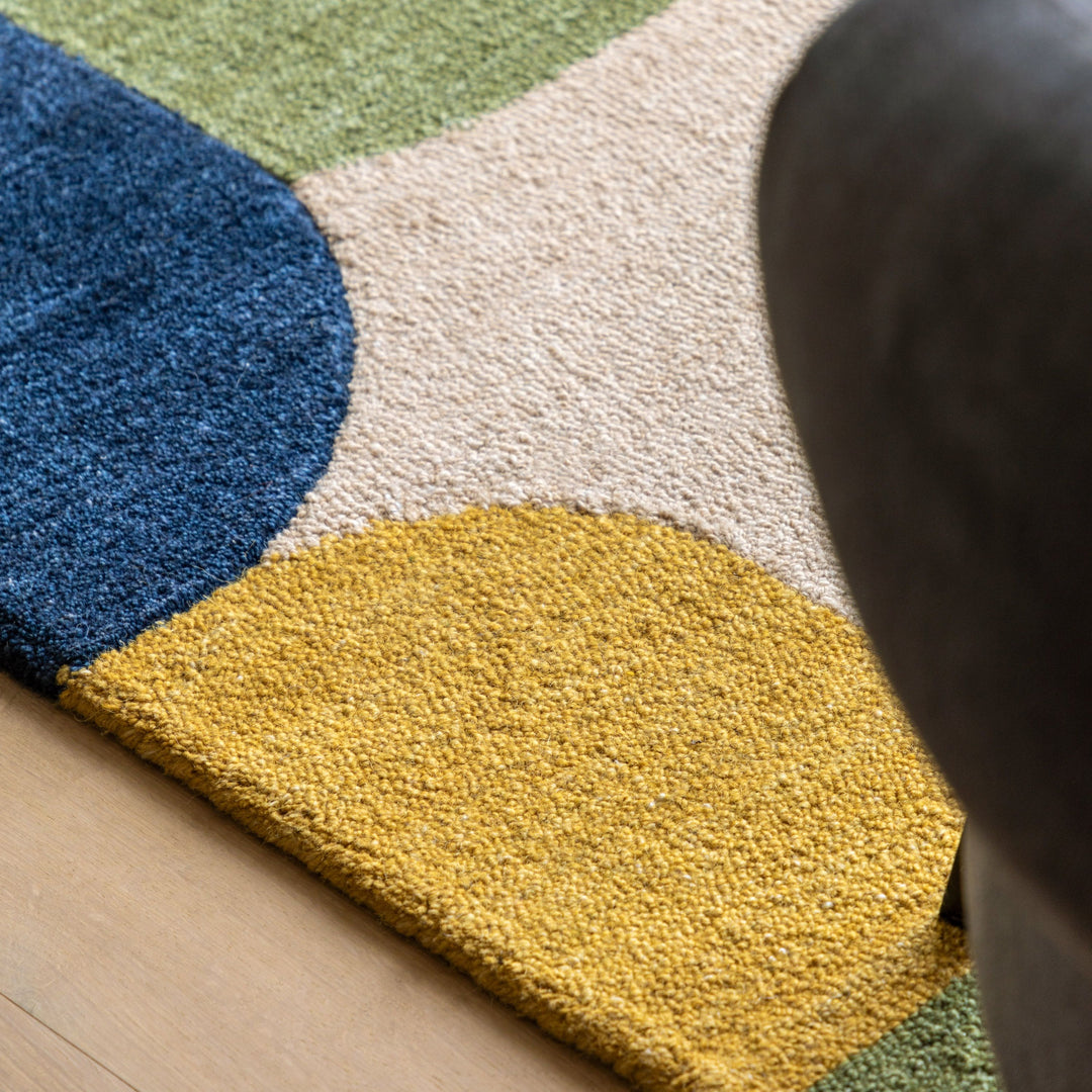 Fulton Geo Wool Rug - TheArtistsQuarter