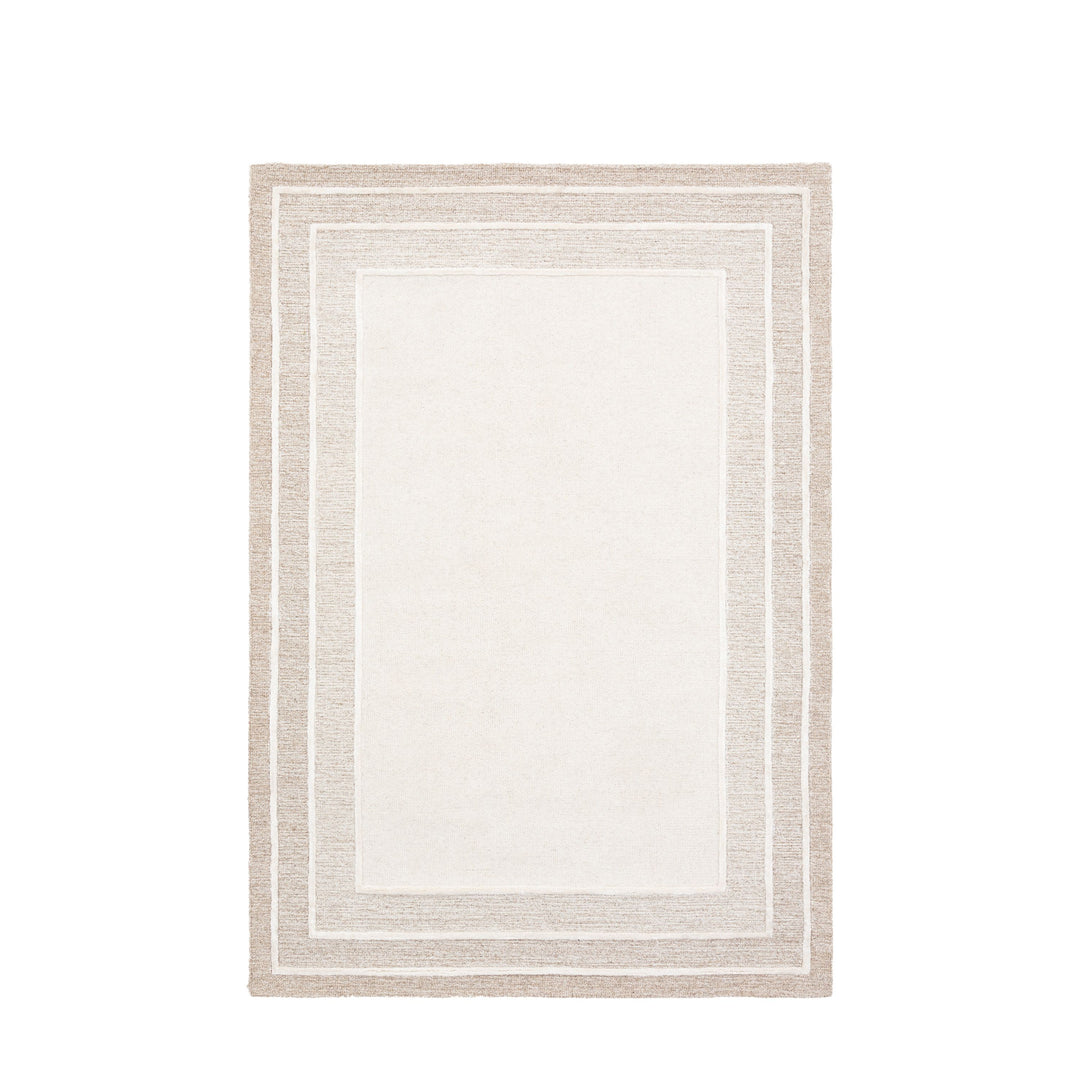 Ithaca Tonal Border Rug - TheArtistsQuarter