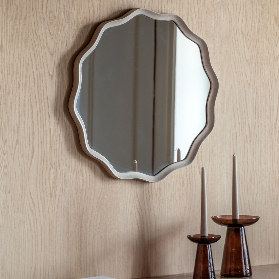 Monterey Wave Round Mirror - TheArtistsQuarter