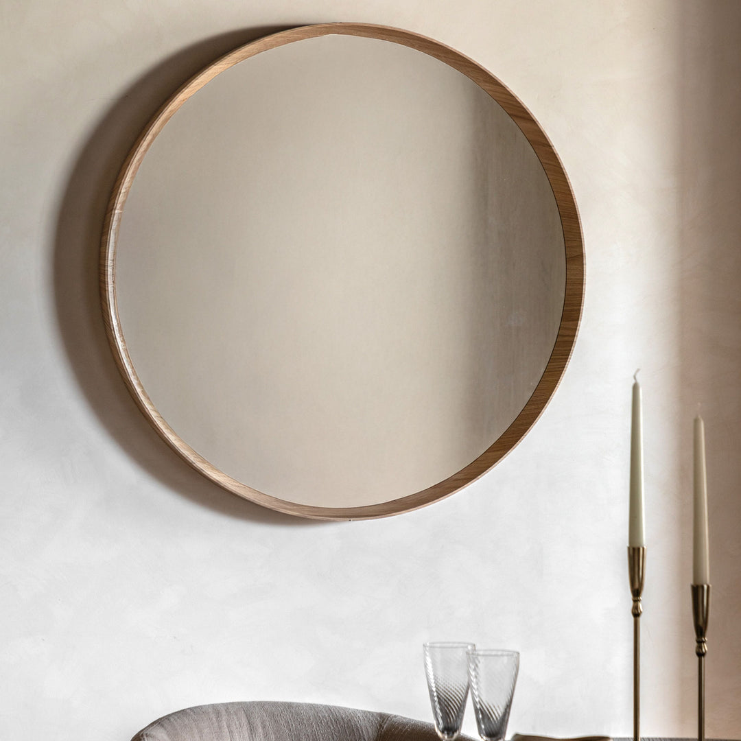Cedar Round Mirror - TheArtistsQuarter