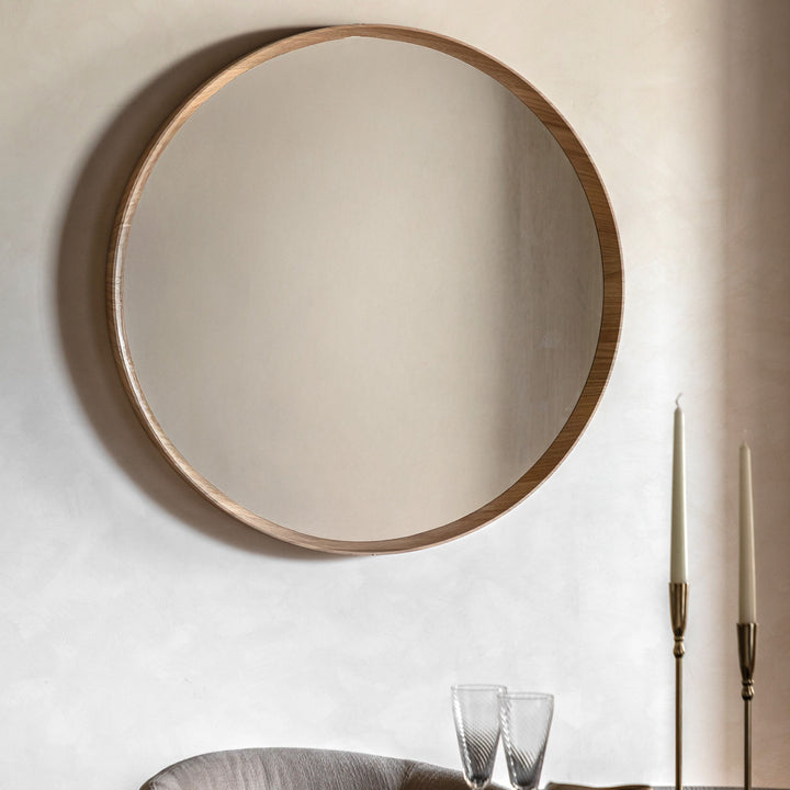 Cedar Round Mirror - TheArtistsQuarter
