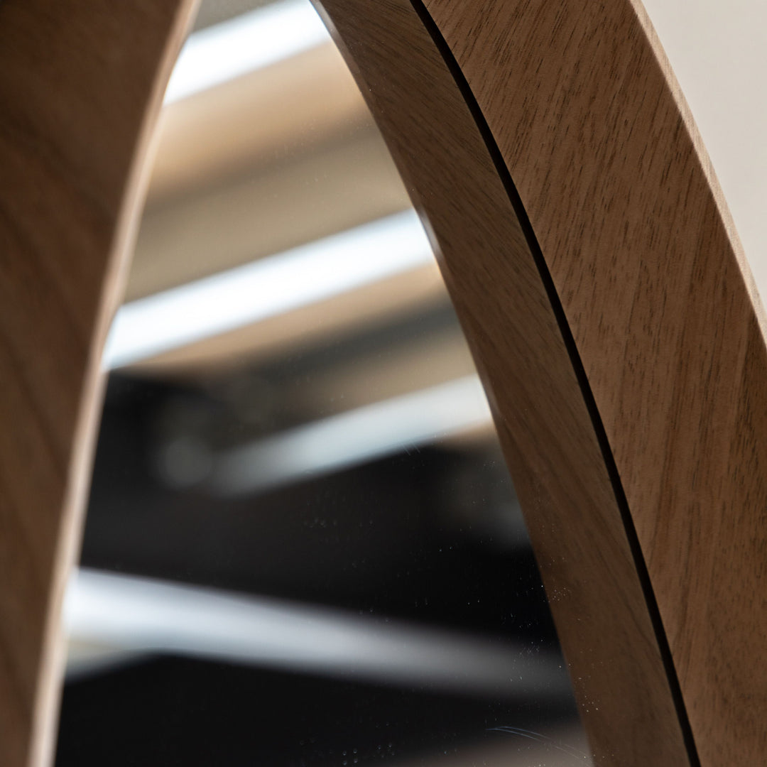 Cedar Elipse Mirror - TheArtistsQuarter