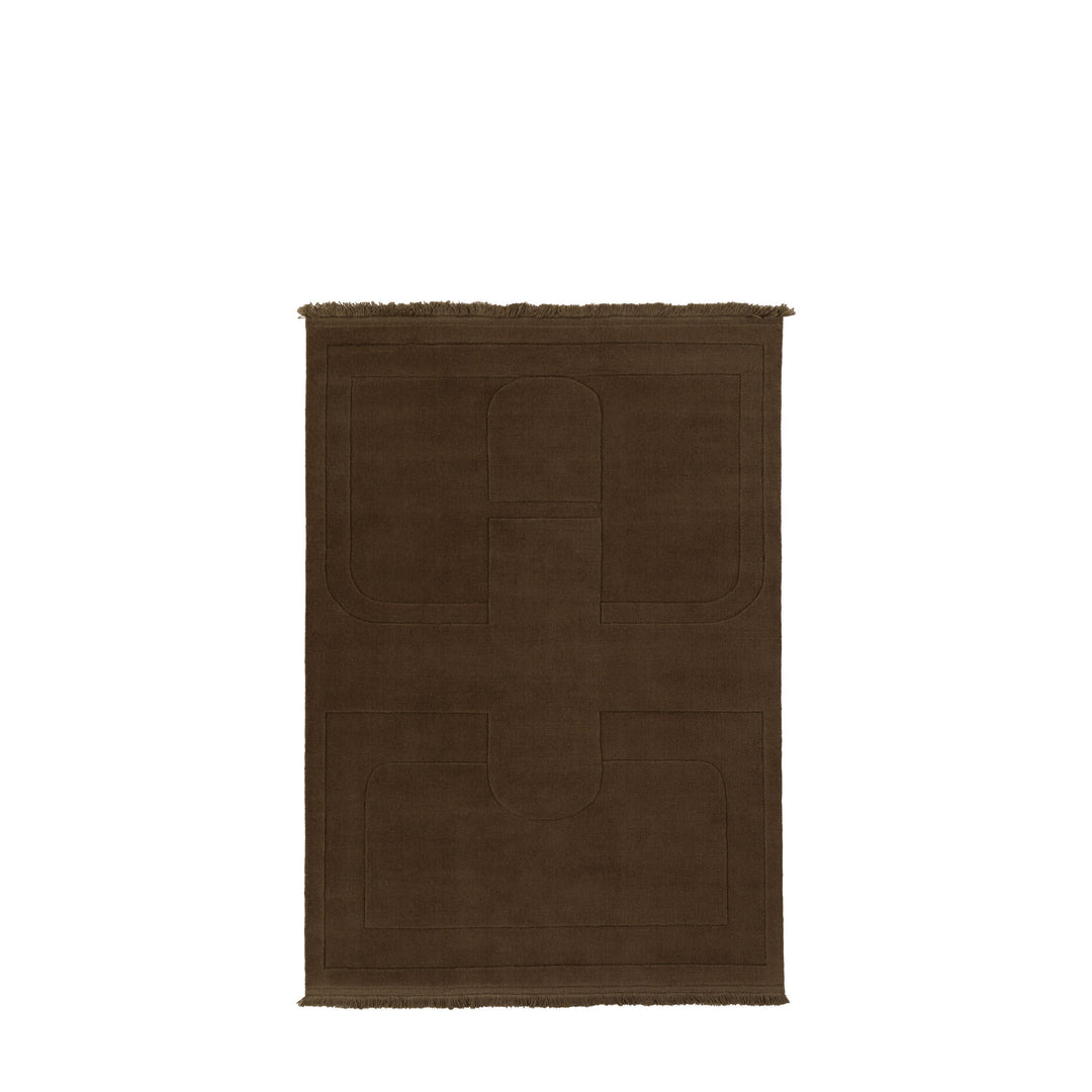 Sienna Rug Chocolate - TheArtistsQuarter