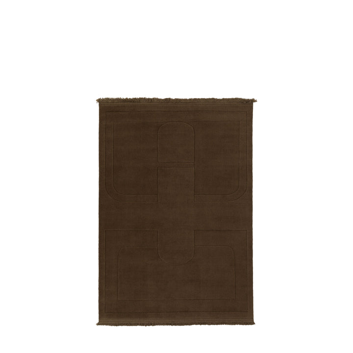Sienna Rug Chocolate - TheArtistsQuarter