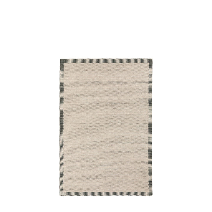 Valena Border Rug Ecru - TheArtistsQuarter