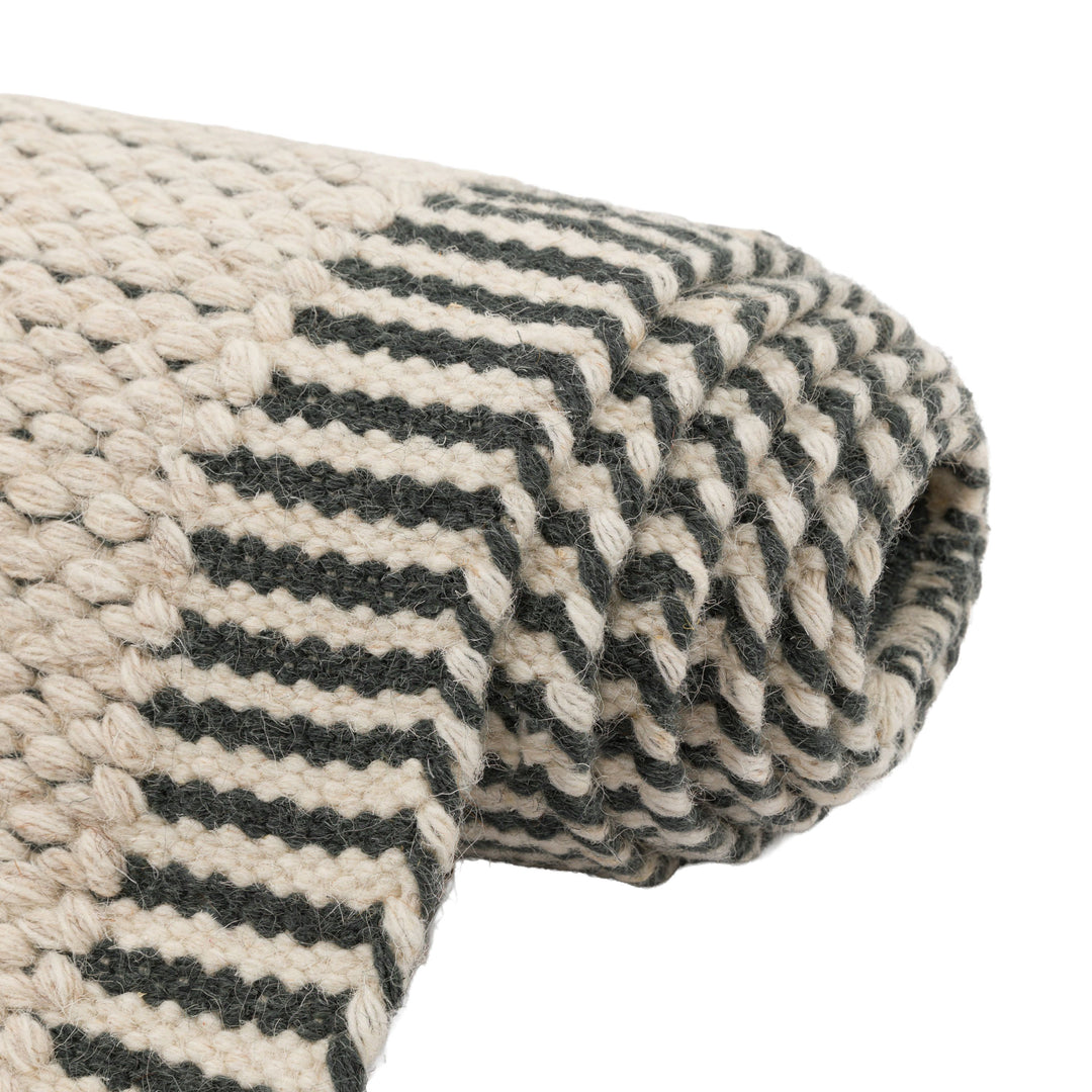 Valena Border Rug Ecru - TheArtistsQuarter
