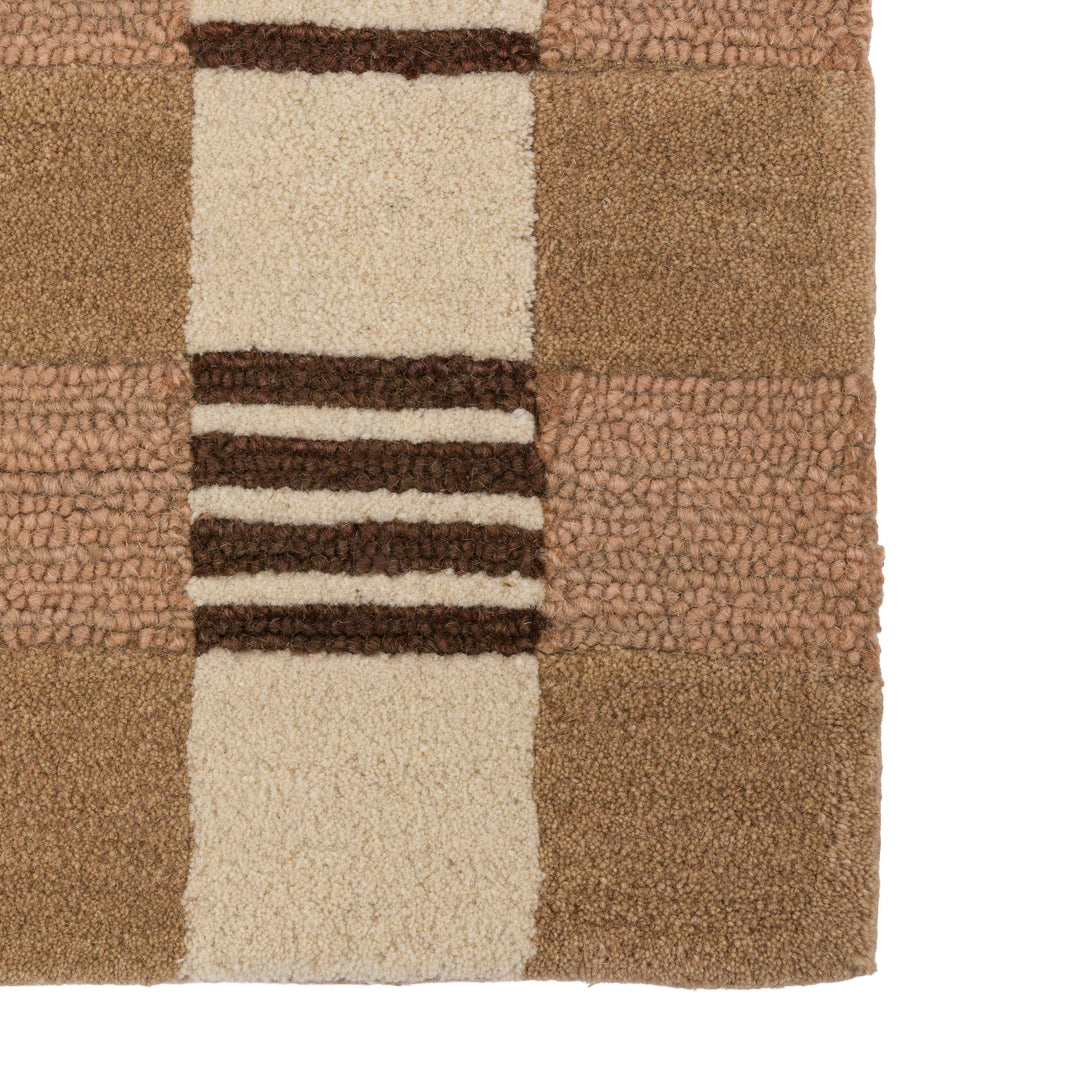 Lezo Geo Rug Natural - TheArtistsQuarter