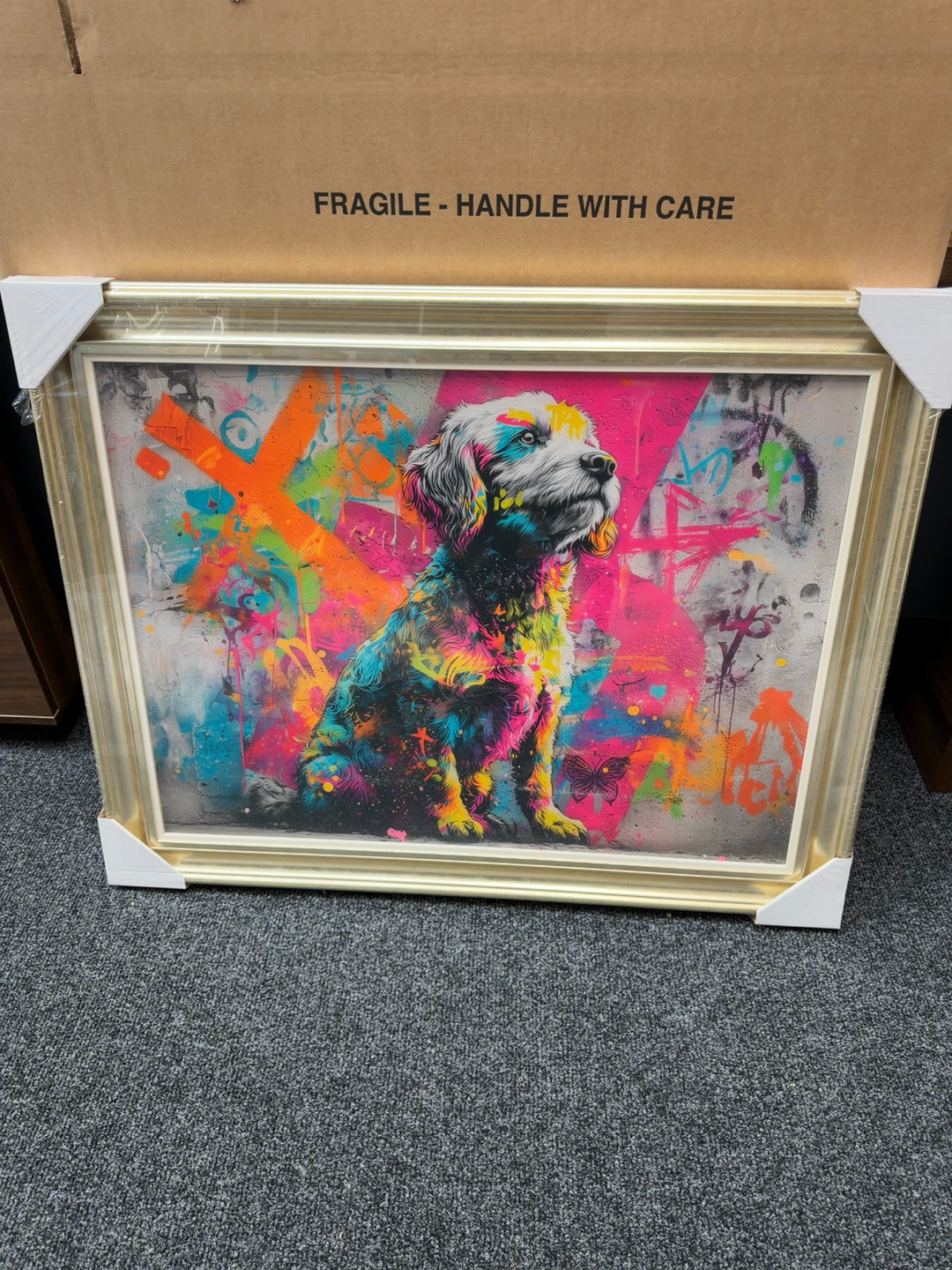 Colourful Dog by Artko Designs