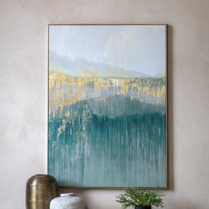 Early Morning Horizon Framed Canvas - TheArtistsQuarter