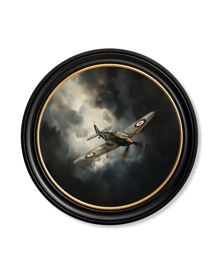 Spitfire (Circular) By TJP - TheArtistsQuarter