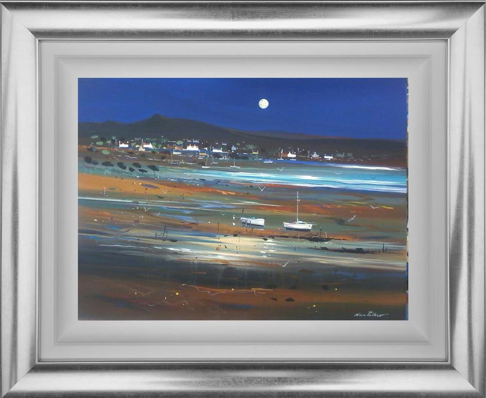 'Coastal Communities-Moonlight ' by Nick Potter (Original) - TheArtistsQuarter